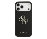 Guess Grained Big 4G & Classic Logo do iPhone 17 Pro Max czarny - 1365540 - zdjęcie 2
